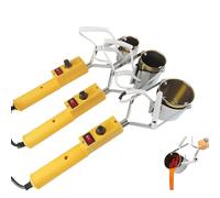 Portable Lead Melting Pot with Adjustable Temperature for DIY Fishing Weights and Molds