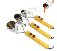 Portable Lead Melting Pot with Temperature Control, 1100G Capacity for DIY Fishing Weights and Metal Crafts