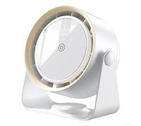 Portable Leafless Fan with USB Charging Capability, Efficient Airflow Perfect for Bedroom and Kitchen Use (White)