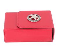 Portable Leather Tarot Storage Case with Smooth Edges Rectangular Tarot Cards Container Suitable for Travel and Daily Use