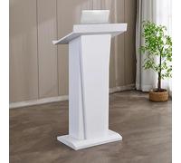 Portable Lectern Stand - Adjustable Height Pulpit Design for Professional Presentations in Home Office, Classroom, and Events
