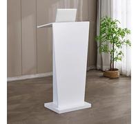 Portable Lectern Stand - Adjustable Height Pulpit Design for Professional Presentations in Home Office, Classroom, and Events