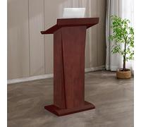 Portable Lectern Stand - Adjustable Height Pulpit Design for Professional Presentations in Home Office, Classroom, and Events