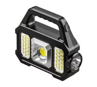 Portable Led Camping Searchlight & Power Bank - Solar & Usb Rechargeable