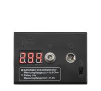 Portable LED Digital Resistance Tester for 0.01-19.9 Ω Measurement, ABS Housing, .5V AA Battery Powered, Compatible with for EGO 510 / 808D / M7 / M8