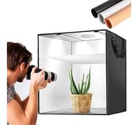 Portable LED Light Box for Photography Mini Photo Studio with 3-Color Background 40cm Photography Tent Ideal for Product Photography and E-commerce Display