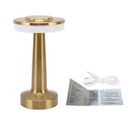 Portable LED Table Lamp with Touch Sensor, 5V 1W 3 Color Nightstand Lamp Bedside Lamp USB Rechargeable Touch Lamp for Bar KTV Hotel Coffee Shop