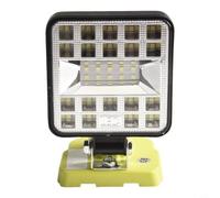 Portable LED Work Light 30W for Outdoor Camping Tent | Zinc alloy construction, for rapid heat dissipation, ABS+PC housing, prevents overheating, long lifespan