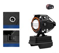 Portable LED Work Light for 21V for battery, Strobe Mode, 3-Level Dimming, Metal Body for Outdoor Use