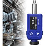 Portable Leeb Hardness Tester, Digital Metal Durometer with 360° Precision, Data Storage for Steel, Iron, Aluminum