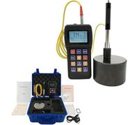Portable Leeb Hardness Tester For Metals 170-960 HLD Digital Durometer With D Type Impact Device Test Block 360 Degree Measurement
