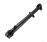 Portable Left-Fold Bike Stem 25.4mm Urban Ride | Lightweight construction, quick-release lever, secure locking, fits standard folding bikes, black silver(black 2)