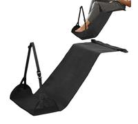 Portable Leg Hammock, Lightweight Foot Rest, Travel Hammock with Cushion Support, Oxford Fabric Strap Extender with Buckle, Airplane Desk Car Bed Office Accessory, Comfortable Sleep Aid