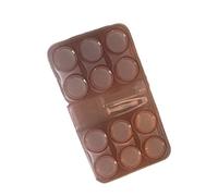 Portable Lenses Case with Wearing Suction Stick and Tweezers for Daily Use Can Hold 6 Pair Lenses Daily Use Lens Protectors