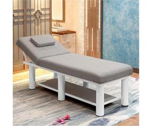 Portable Liftable Metal Bed with Memory Foam - 185x70cm Green Spa & Tattoo Table for Salons, & Physical Therapy Use