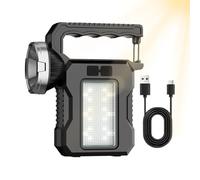 Portable Lights for Rechargeable Flashlight Outdoor Outdoor Solar Torch Line Powerful Pocket Louler Multipurpose Camping Supplies for Hiking