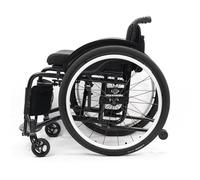 Portable Lightweight All-Terrain Sports Wheelchair - Aluminium Frame, Quick-Release Handbrakes, Anti-Tip Wheels for Teenagers to Seniors