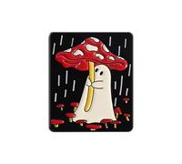 Portable Lightweight Cartoon Mushroom Brooch Hobgoblin Tale Theme Alloy Composition for Fast Charm Addition to Garment Fanciful Hobgoblin Tale Creative Mushroom Cartoon Brooch Alloy Corsage Pin
