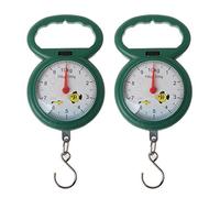 Portable Lightweight Scale Weighing Tool Hook Scale Pointer 10kg Fishing for Family Shopping Weight 2 Pieces/Set Floor Scales Digital Weight Weight Watchers