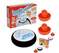 Portable Lightweight Table Air Hockey Game Set,Mini Electric FloatingWith 2 Air Strikers(A)