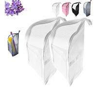Portable Lightweight Travel Toiletry Bag,2/3/4 Pcs Standing Toiletry Bag,EVA Mesh Large Capacity Cosmetic Waterproof for Travel, Toothbrush, Toothpaste (2 pcs*B)