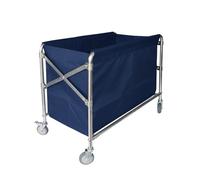 Portable Linen Trolley Cart - Efficient Housekeeping & Cleaning Solution for Guest Room Service, & Lightweight Linen Management Cart