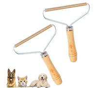 Portable Lint Remover, Hair Remover Pet Hair Remover Furniture Hair Remover, Metal Roller Cleaning Brush for Clothes, Blanket, Couch etc, 2 PCS