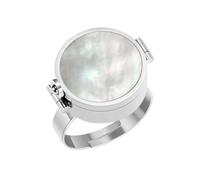 Portable Lipstick Ring - Fashionable Wearable for On the Go Moisturizing | Sturdy Metal Frame with Twist Open Compartment, Refillable Balm, Adjustable Size Quick 0.71x0.71x0.04 in