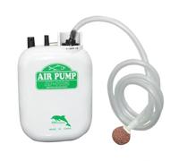 Portable Live Bait Aerator for Fishing Oxygen Pump 2 Speeds Water Resistant Hook Back Air Compressor Aerator Air Battery Bait Bucket Small Pump