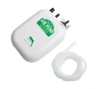 Portable Live Bait Aerator Pump with Dual-Speed Control, Waterproof Oxygenator for Fishing, Compact Air Compressor with Hook for Fish Boxes and Tubes
