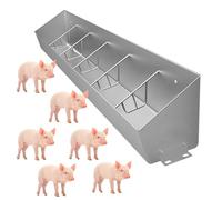 Portable Livestock Feeding Trough for Outdoor Use, Heavy-Duty Metal Design Holds Hay, Water, and Feeds, Suitable for Hogs, Cattle, Goats, Geese, and Chickens