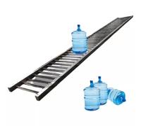 Portable Loading Bucket Discharge Pulley - Galvanized Steel Rollers, Lightweight Conveyor Belt 30 x 300 cm for Efficient Freight Handling, Ideal for Easy Material Movement, Color B