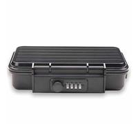 Portable Lock Box, 4-Digit Combination Safe Boxes with Detachable Cable, Anti-Theft Security Lockbox Outdoor, Small Resettable Personal Password Cash Case for Travel, Hotel, Dorm, Beach, Gym