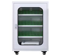 Portable Lockable Cell Phone Charging Station60 Slot USB Charging Cabinet on Wheels for Secure Office & Airport Phone StorageIdeal for Tourists & Events