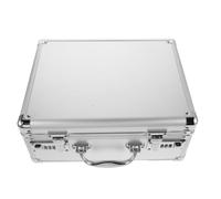 Portable Lockable McineBox Aluminum nizer Cabinet with Combinat Lock for Home Office First Ai& Safe & Secure Mcine nizer