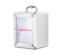 Portable Lockable Mobile Phone Storage Cabinet 6 12 24 36 48 60 Slot Secure Phone nizer for Schools Factories Exams and Workspaces Silver (12 Slots)