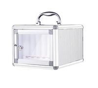 Portable Lockable Mobile Phone Storage Cabinet 6 12 24 36 48 60 Slots Secure Phone nizer for Schools Factories Exams & Workspaces Silver