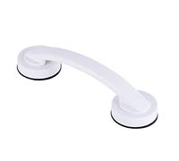 Portable Locking Suction Cups Shower Handles Shower Bathtub Handle with Strong Hold Suction Cup for Bathroom Grab for Seniors Bathtubs White