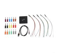 Portable Logic Analyzer 16 Channel USB 2.0 Debug Tool for Arduino FPGA for raspberry Pi - Open for source Software Compatible Black
