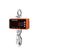 Portable Luggage Scale, 500kg/1000kg/1500kg with 65ft Remote Control LED Display Industrial Hook Scale Multicolor(500kg Orange)