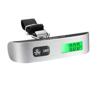 Portable Luggage Scale - Digital Electronic Scale 50 kg with Hook | LCD Backlit Travel Scale 110 Lbs | The Suitcase with Weighing for Luggage Packages, Mini