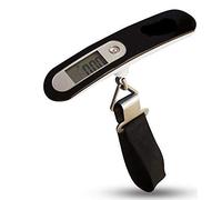 Portable Luggage Scale Digital Travel Scale Suitcase Scales Weights with Tare Function 110 lb/ 50KG Capacity Red - Black