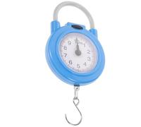 Portable Luggage Weight Scale Handheld with Hook, Travel Suitcase | Metal and Plastic Build, Wide Handle, Blue Finish, for Outdoor Use and Home Baking Prep