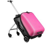 Portable Luggage with Integrated Scooter for Effortless Travel and Convenient Mobility