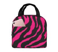 Portable Lunch Bag Zebra Tiger Leopard Print Reusable Lunch Bag for Men Women Perfect for Office Picnic Travel