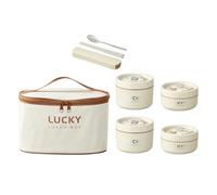 Portable Lunch Box 316Stainless Steel Meal Prepping Container Insulated Food Container Suitable for Meals and Snacks Outdoor Picnics