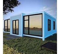 Portable Luxury Container Tiny House Expandable Prefab Insulated Villa Home with Bedroom Options