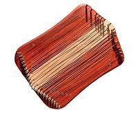 Portable Lyre Harp 37 Strings Maple Thumb Harp Chromatic Scale Lyre Instrument (Color : 2)