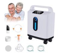 Portable Machine for Home Use Adjustable Flow Stable and Continuous Suitable for Personal Care with Complete Accessories (1-8 L/MIN)