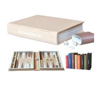 Portable Magnetic Chess Set - 3D Printed Book Board Games with Hangman, Four in a Row, Sea Battle, Backgammon, and Mancala for Adults